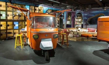 Tuk-tuk at Biblo Tøyen, Oslo, Norway.